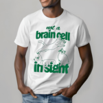 Not A Brain Cell In Sight Cat Smooth Brain 2024 Shirt