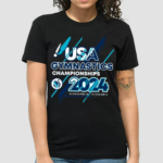 USA Gym Champs 2024 Blue T AndT Event Shirt