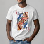 Women’s Rainbow Love Lesbian Playing Cards Art Shirt