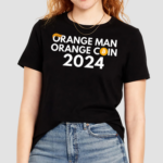 Orange Man Orange Coin Bitcoin Shirt