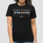 East Coast Lifestyle Boat Flag Tee Shirt