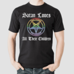 Twin Temple Ave Satanas Satan Loves All Their Children Pride Shirt