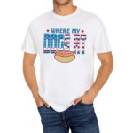 Where My Dogs At Usa Cropped Shirt