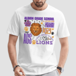 Albion Grade School Lion Typography Shirt