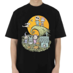 Peanuts And The Nightmare Before Christmas Shirt