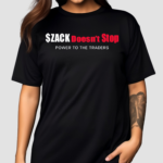 Zack Morris $Zack Doesn't Stop Power To The Traders Shirt