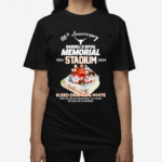 100th Anniversary 1924 – 2024 Darrell K Royal Memorial Stadium Bleed Orange And White Shirt