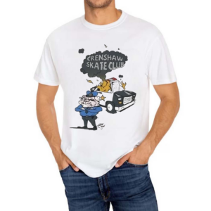 Crenshaw Skate Club Cop Car Attractive Shirt