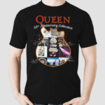 Queen 55th Anniversary Collection Fan Guitar All Album Signs 2024 Shirt