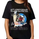 The Who 60th Anniversary Made In 1964 For 2024 Signatures Shirt