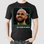 Derrick White Dw Teeth Heroes Get Remembered But Legends Live Forever Shirt