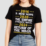 2016 A New Hope 2020 The Empire Strikes Back 2024 Return Of The Maga Shirt