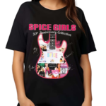 Spice Girls 30th Anniversary Collection Fan Guitar Signatures Shirt