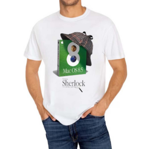 Macos 8 5 Featuring Sherlock Your Personal Search Detective Shirt