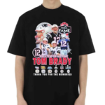 Greatest Of All Time Tom Brady Thank You For The Memories Shirt