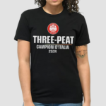 Olimpia Milano Three Peat Campioni D’Italia 2023 2024 Shirt