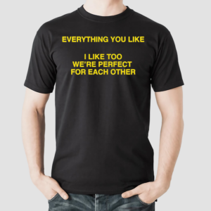 Everything You Like I Like Too We’re Perfect For Each Other Shirt