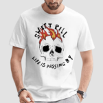 Skull Sweet Pill Fire Head Dude Shirt