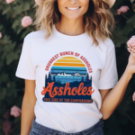 Vintage Drunkest Bunch Of Assholes Camp Crew Shirt