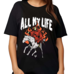 Fallinginreverse Store All My Life Reaper Horse Shirt