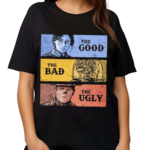 Wasteland Fallout In The Style Of The Good The Bad And The Ugly Shirt