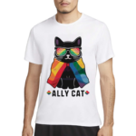 Ally Cat Support Equality Gender Shirt