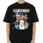 Scorpions 60th Anniversary Collection Best Albums Rock Fan Signatures Shirt