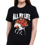 Death All My Life Reaper Horse Painting Shirt