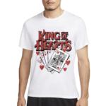 King Of Hearts Raglan Card Heart Shirt