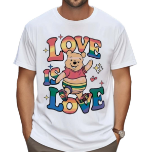 Winnie The Pooh Love Is Love Pride Shirt