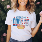 Where My Dogs At USA 2024 Shirt