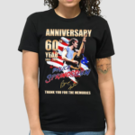 Anniversary 60th Year 1964 2024 Bruce Springsteen Thank You For The Memories Sign Shirt