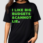 I Like Big Budgets And Cannot Lie Green 2024 Shirt