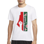 Palestine Arabic Calligraphy Printed Shirt