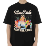 Jane Austen More Pride Less Prejudice Supporting LGBT Shirt