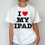 Suki Waterhouse Wearing I Love My Ipad Shirt