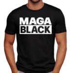 Maga Black Text Shirt