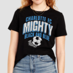 Charlotte Fc Mighty Black And Blue Shirt