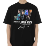 Keanu Reeves 10 Years Of John Wick 2014-2024 Shirt