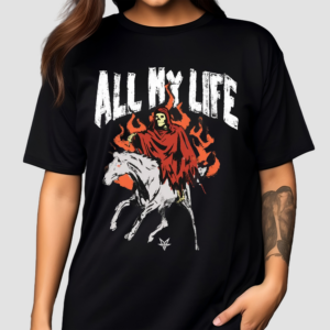 Fallinginreverse Store All My Life Reaper Horse Shirt