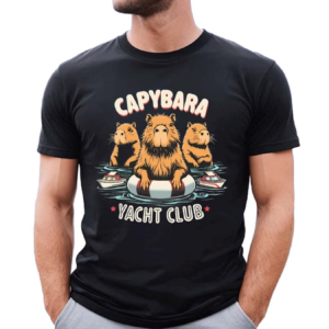 Capybara Yacht Club Funny Shirt
