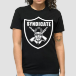 Coco Wearing The Rhyme Syndicate Shirt