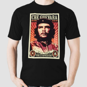 Che Guevara Viva La Revolution Limited Edition Black Timber High Quality Silk Screen Collectable Shirt