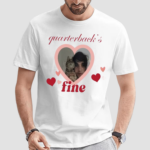 Quarterbacks Fine Heart Shirt