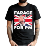 Farage For Pm Britain Flag Shirt