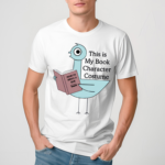 This Is My Book Character Costume Funny Pigeon Kids Reading Shirt