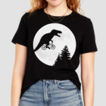 Dinosaur T Rex Moon Silhouettes Shirt