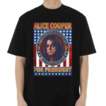 Vintage Alice Cooper For President Shirt