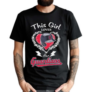 This Girl Loves Her Indiana Guardians Diamond Heart Hat Shirt