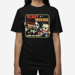 Scary Movies Calm Me Down Freddy Krueger Ghostface And Jason Voorhees Shirt